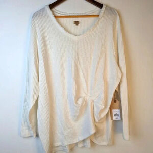 NWT True Craft Waffle Weave Oversized Top - 2XL